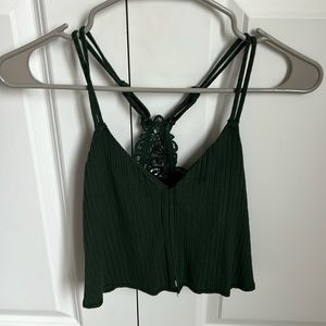 Forest Green Aerie Longline Bralette